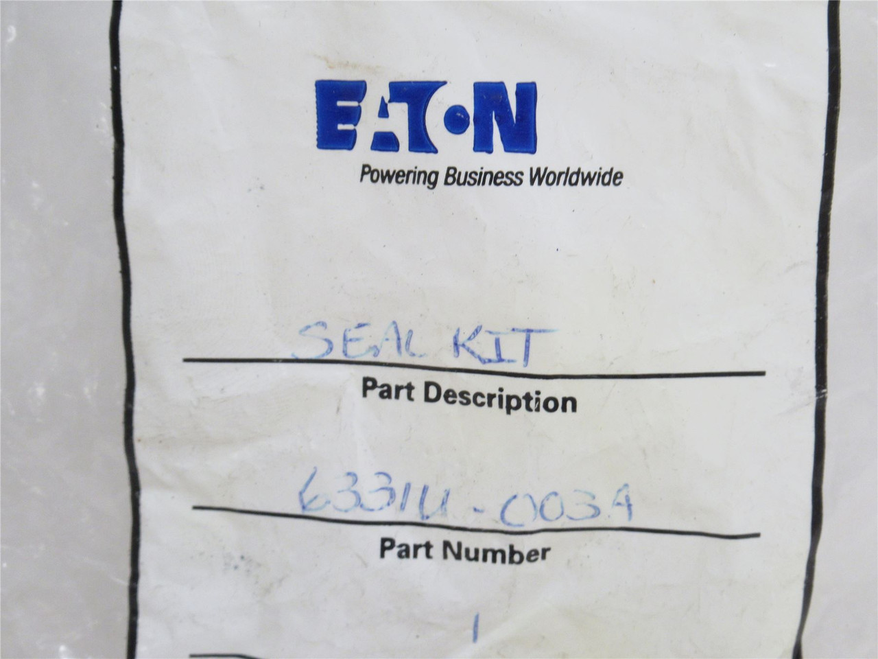 Eaton 6331U-0034; Cylinder Seal Kit; 1/2" x 1-1/2"