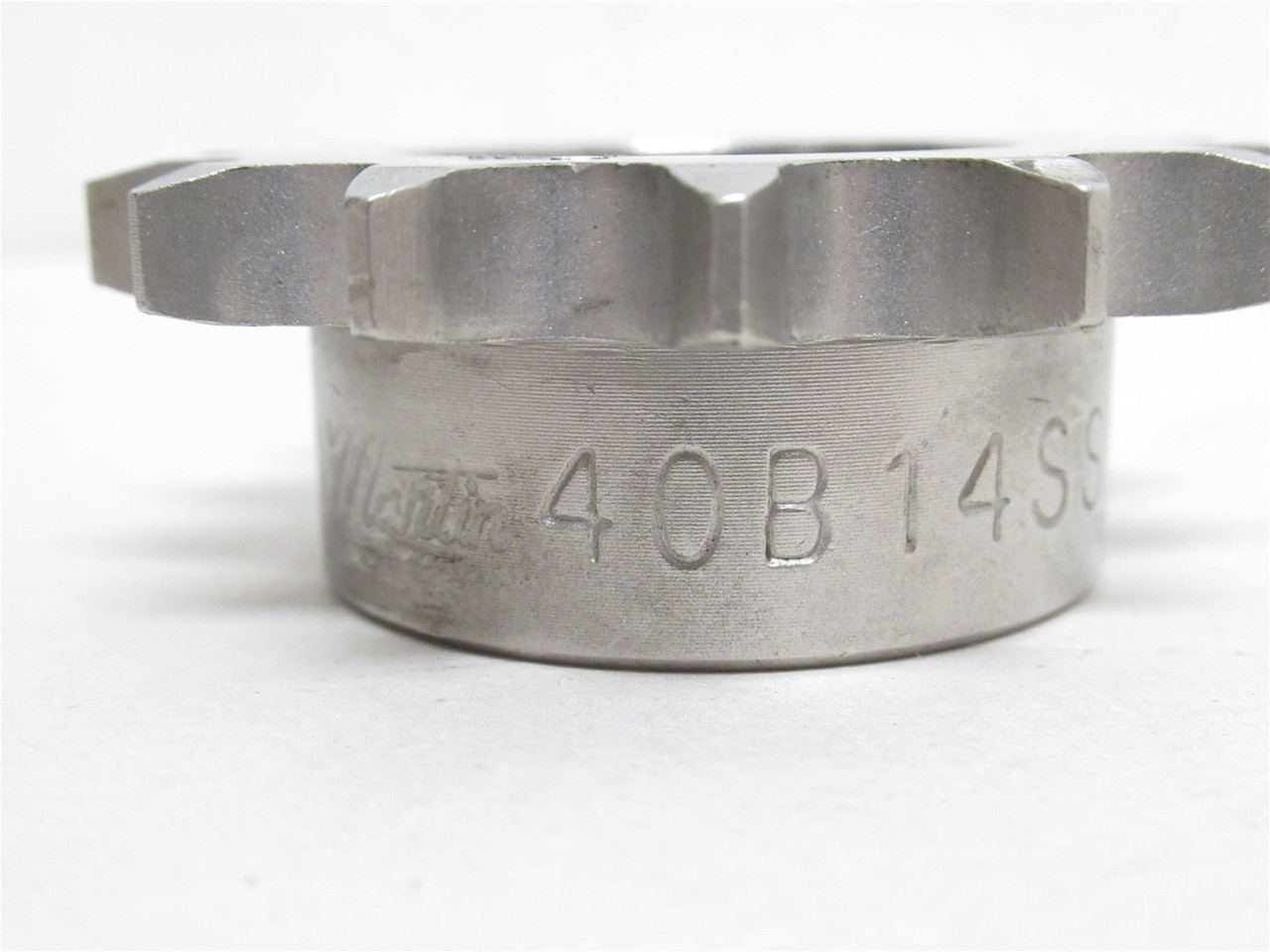 Martin 40B14SS 1-1/4; Sprocket #40; SS; 14 Teeth; 1-1/4"ID Martin 40B14SS 1-1/4; Sprocket #40; SS; 14 Teeth; 1-1/4"ID