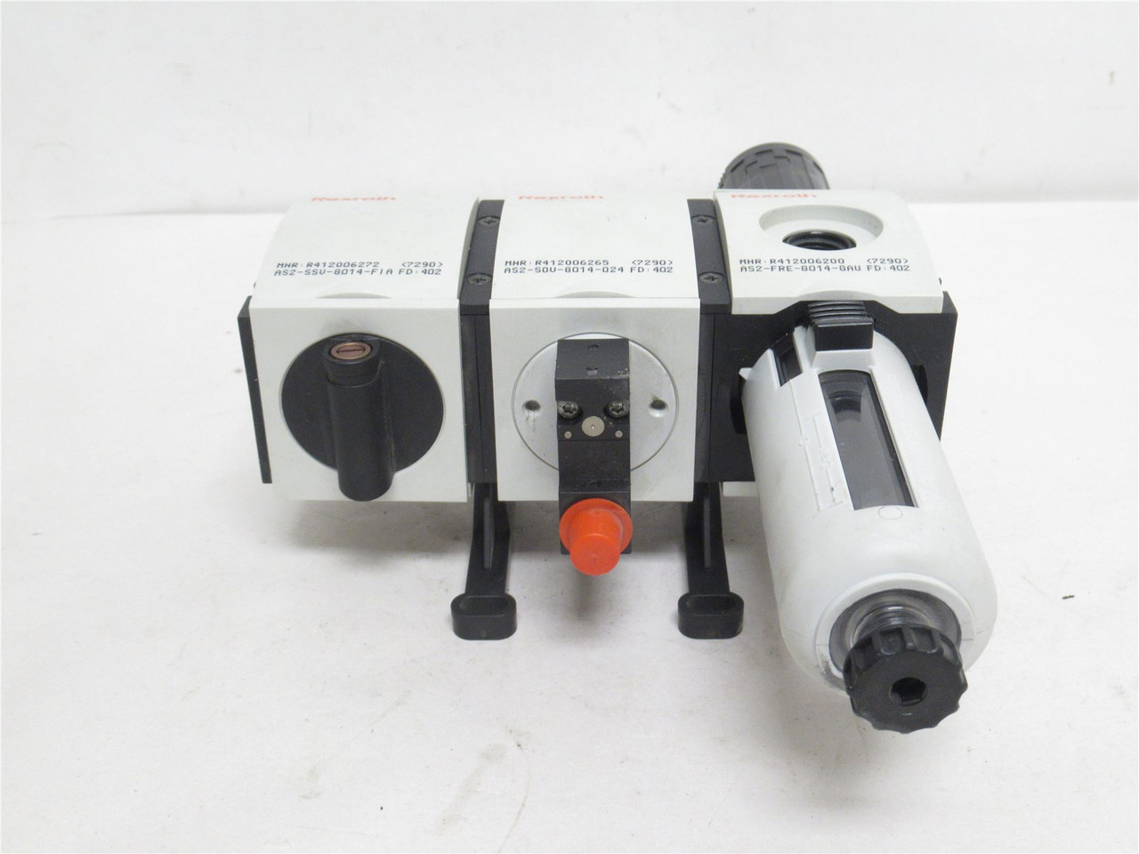 Rexroth FRL AS2-ACC-G014; Air Filter-Reg-Lub Assy; 1/4NPT Rexroth FRL AS2-ACC-G014; Air Filter-Reg-Lub Assy; 1/4NPT