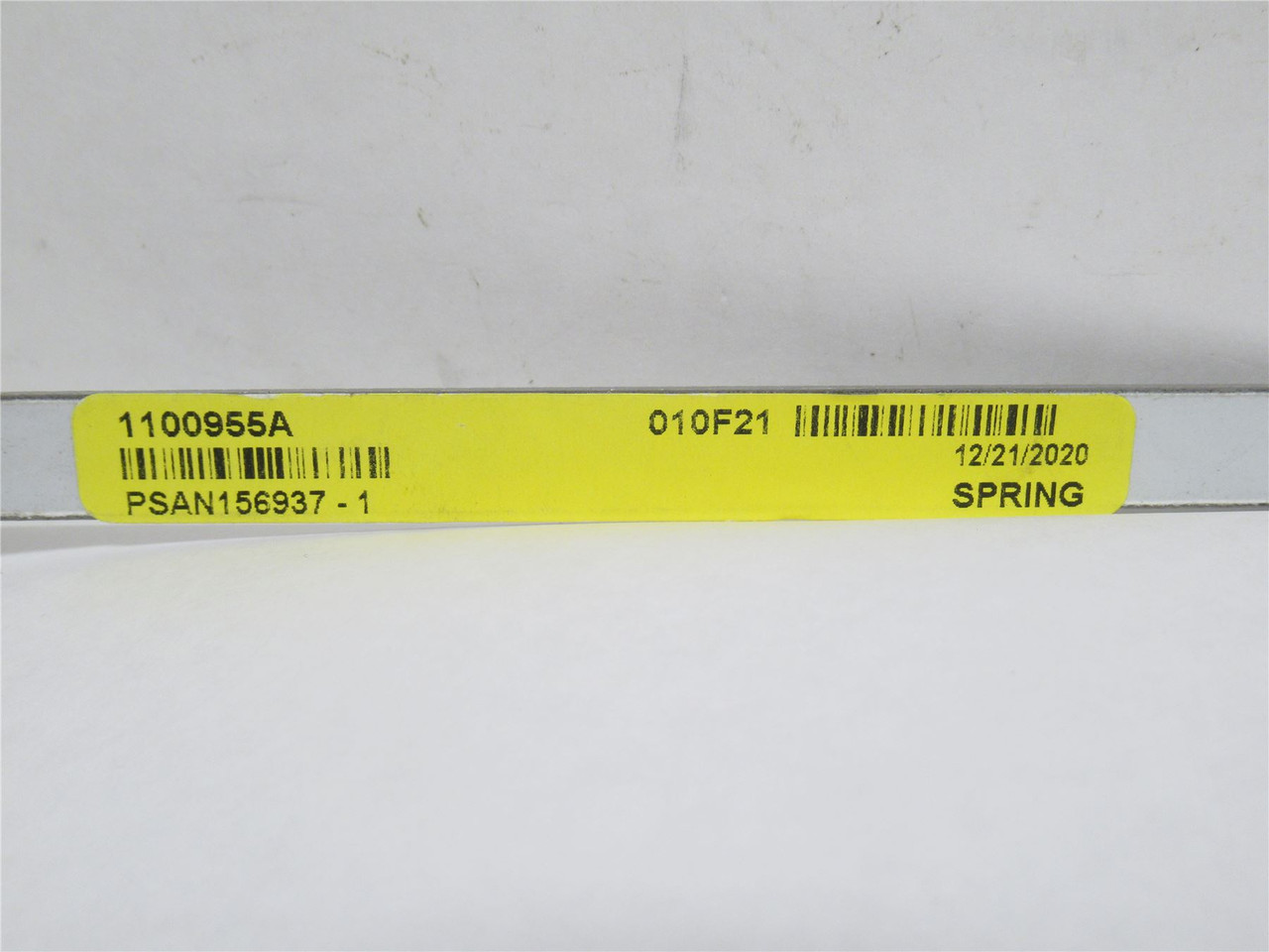 JBT 1100955A; Spring; F/Freezer Drive Chain Tensioner; SS JBT 1100955A; Spring; F/Freezer Drive Chain Tensioner; SS