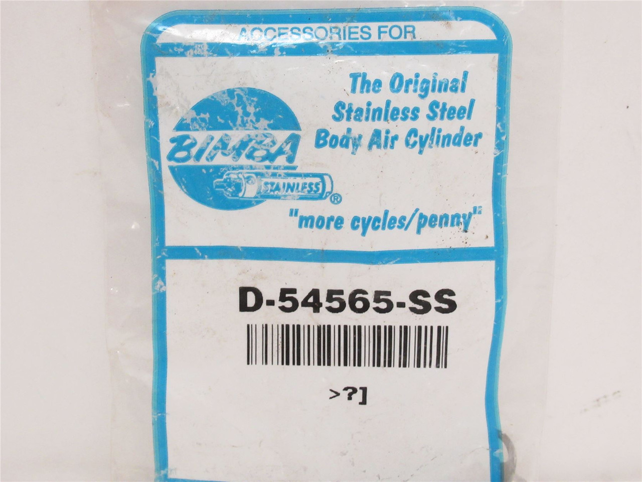 Bimba D-54565-SS; Stainless Steel Clevis; 3/4" Bore
