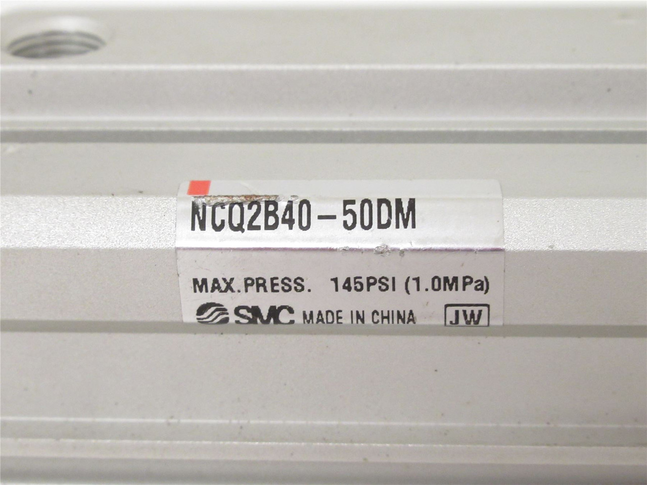 SMC NCQ2B40-50DM; Air Cylinder;145PSI; 40mmBore x 50mm Stroke SMC NCQ2B40-50DM; Air Cylinder;145PSI; 40mmBore x 50mm Stroke