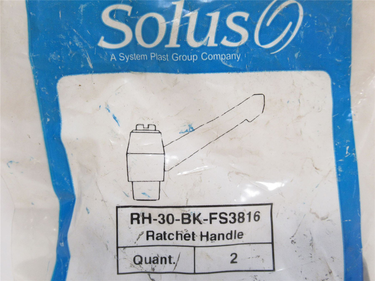 System Plast RH-30-BK-FS3816; Lot-2 Female Ratchet Handles