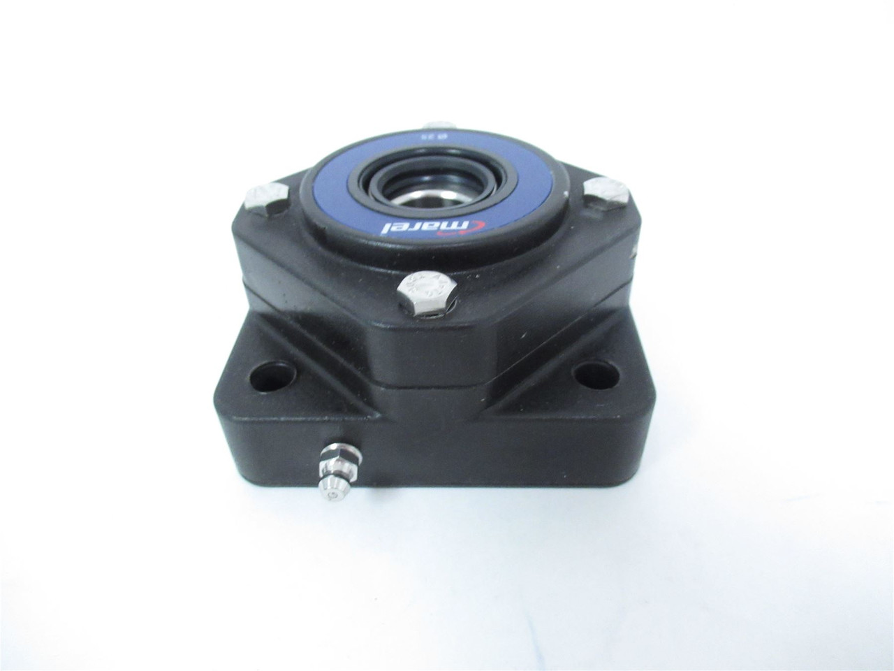 Marel 4266242; Plastic Flange Bearing 25mmID Open Cover