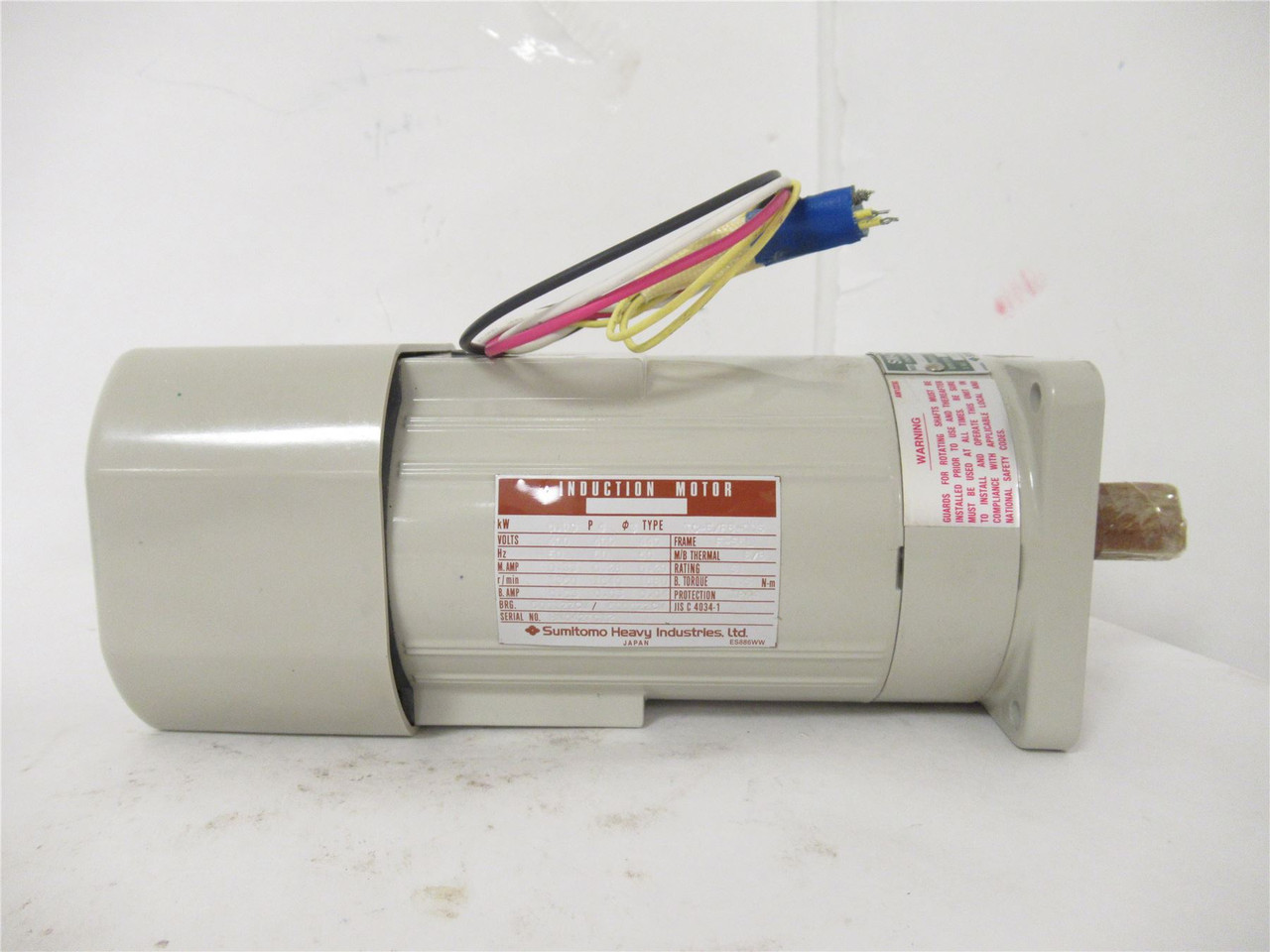 Sumitomo CNVM009-5067-B-29; Induction Motor; 29:1; 400V; 3Ph