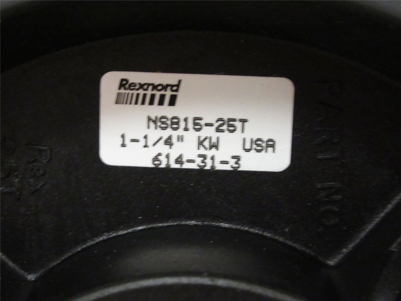 Rexnord 614-31-3; Split Sprocket; 25-Teeth; 1-1/4"ID