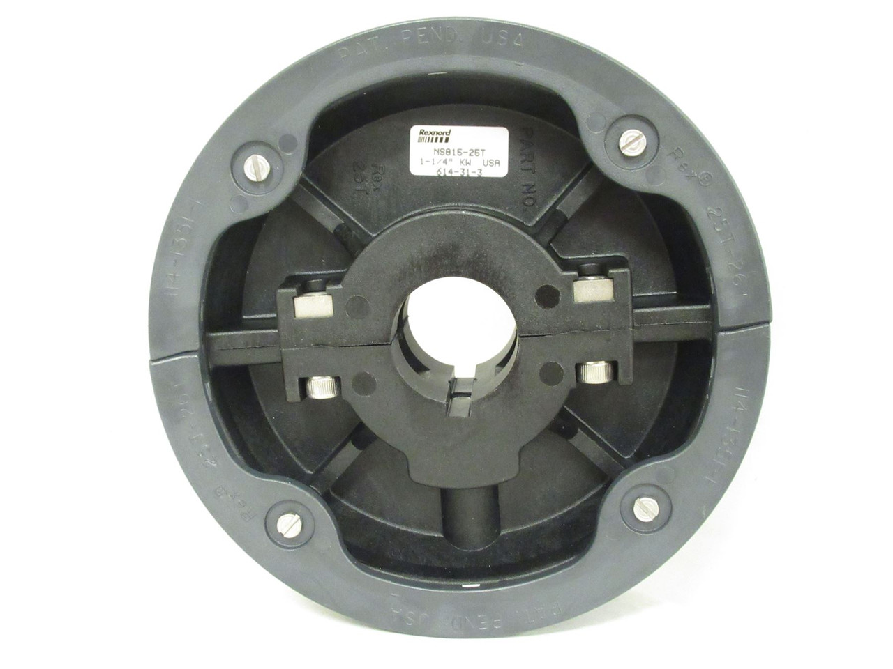 Rexnord 614-31-3; Split Sprocket; 25-Teeth; 1-1/4"ID