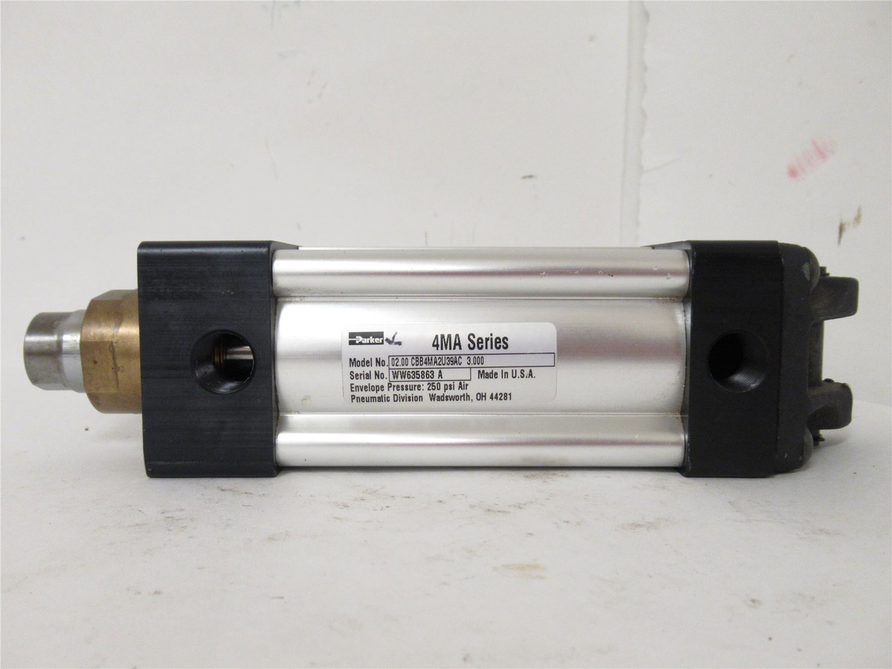 Parker  02.00 CBB4MA2U39AC 3.000; AirCylinder;2"BoreX3"Stroke Parker  02.00 CBB4MA2U39AC 3.000; AirCylinder;2"BoreX3"Stroke