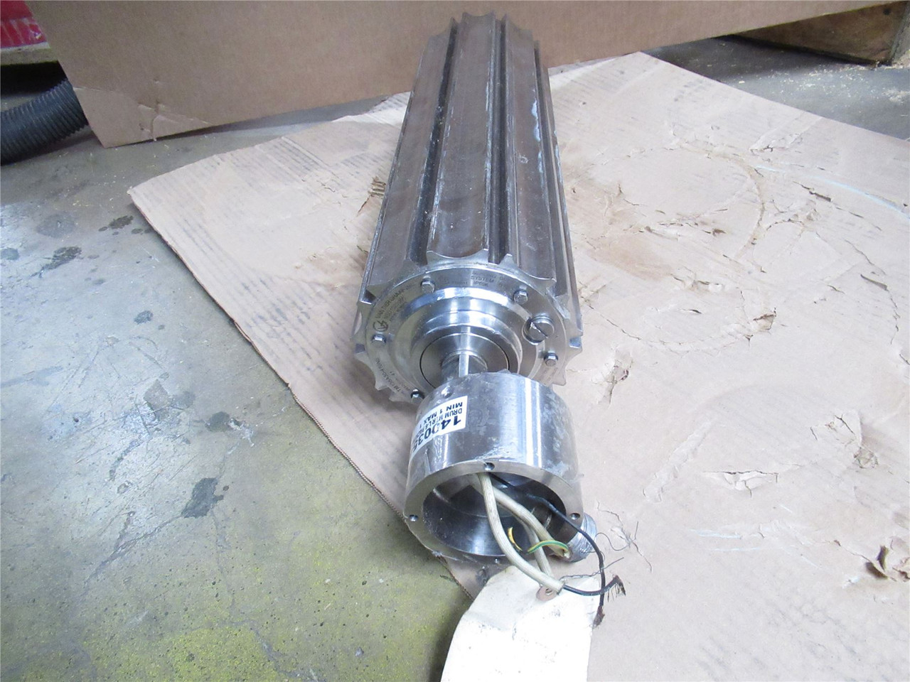 Van Der Graaf TM138A30-410NB; Drum Motor 480V 19" Belt Width Van Der Graaf TM138A30-410NB; Drum Motor 480V 19" Belt Width