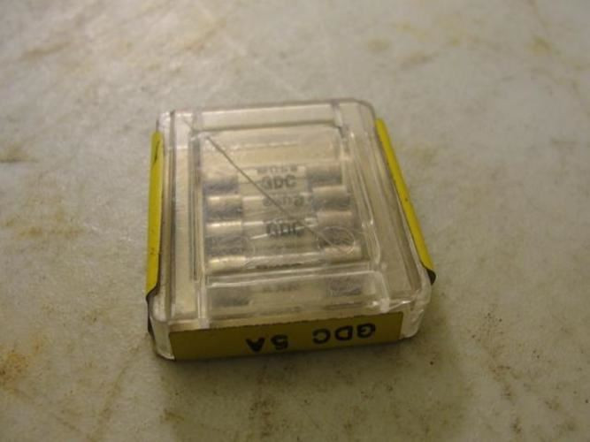 Bussmann GDC 5A; Box-4 Fuses; 5A; 250V