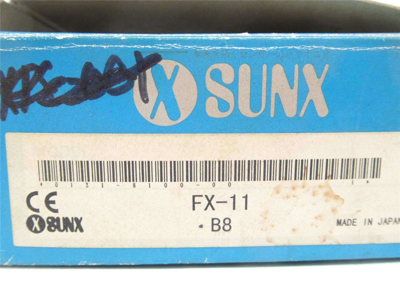 Sunx FX-11-B8; Slim Body Analog Fiber Sensor 22196