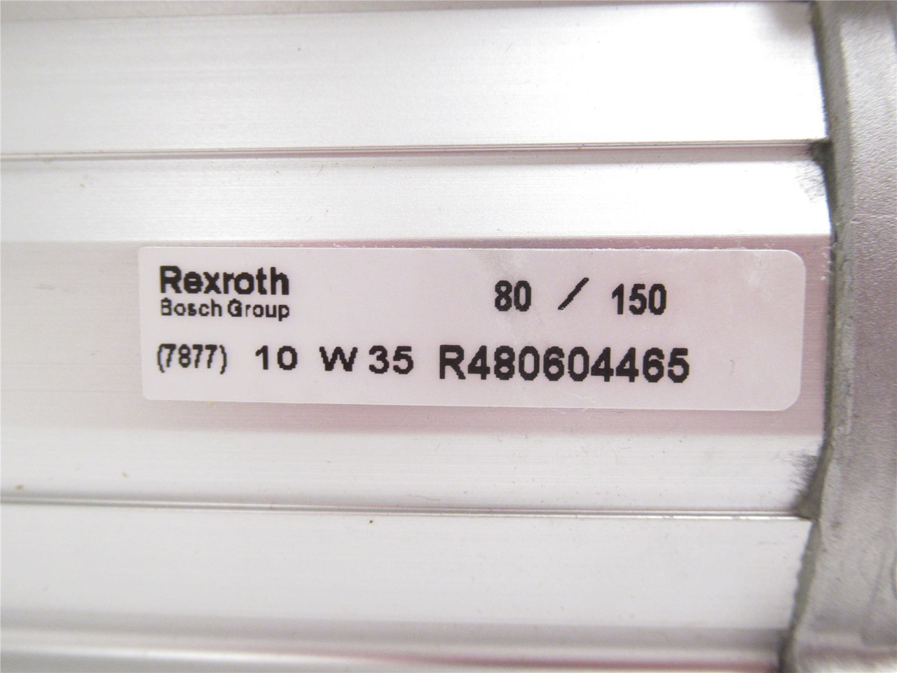 Rexroth 10W35R480604465; Air Cylinder; 80mmID x 150mm Stroke Rexroth 10W35R480604465; Air Cylinder; 80mmID x 150mm Stroke