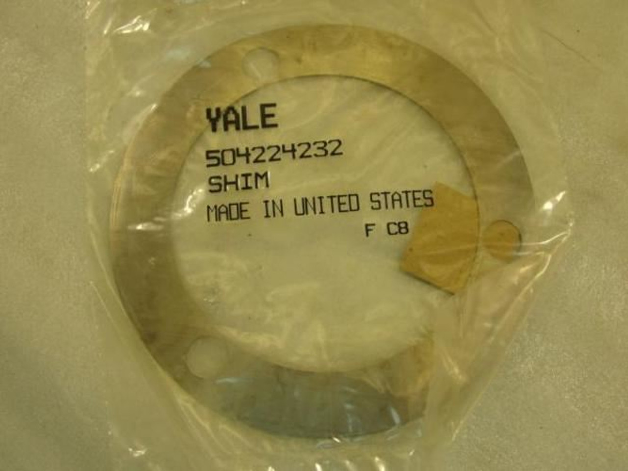 Yale 504224232; LOT-2 Shim 3-1/8'' ID; 4-3/8'' OD