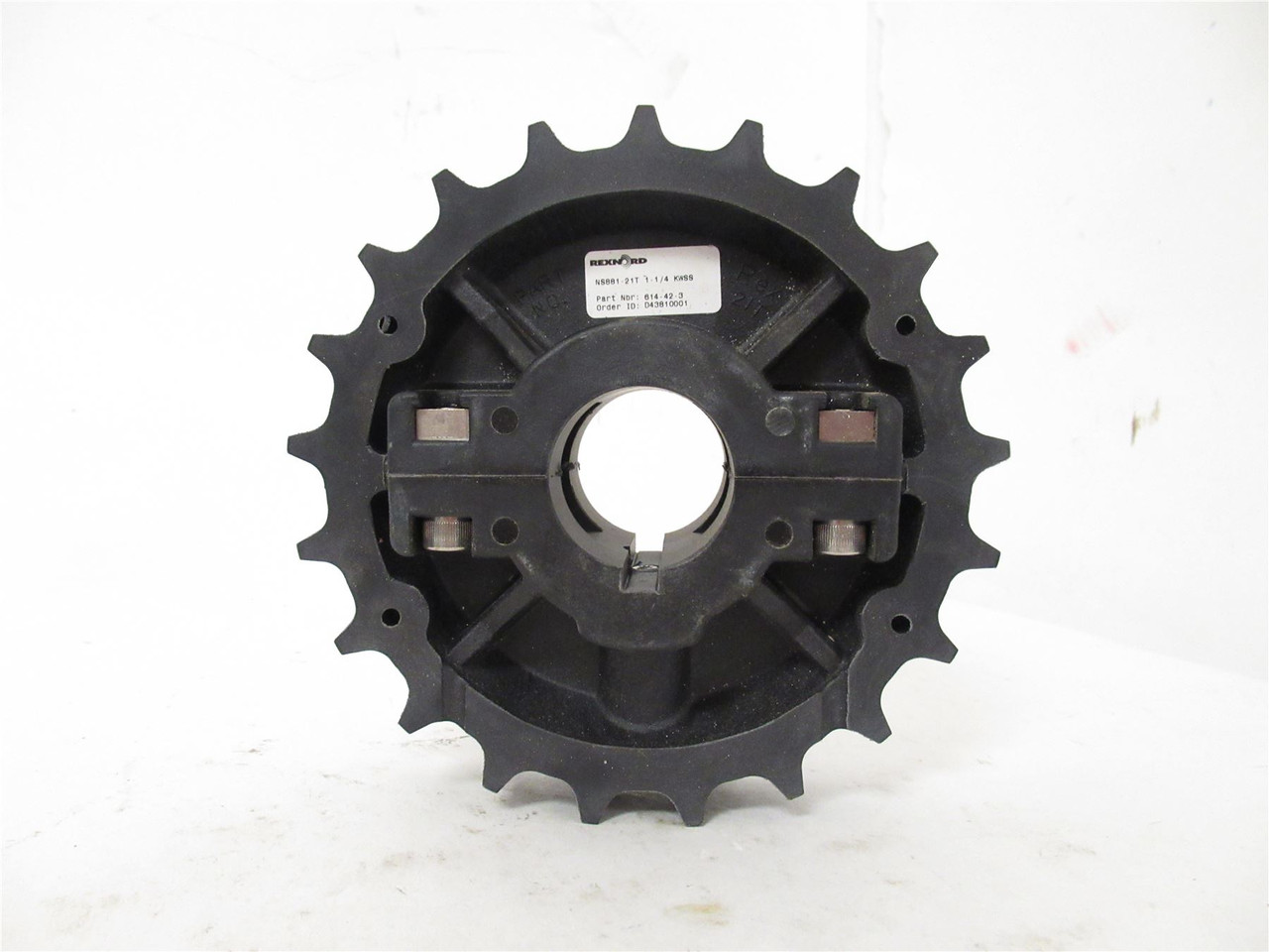 Rexnord 614-42-3; Molded Split Sprocket; 1"ID; 21-Teeth