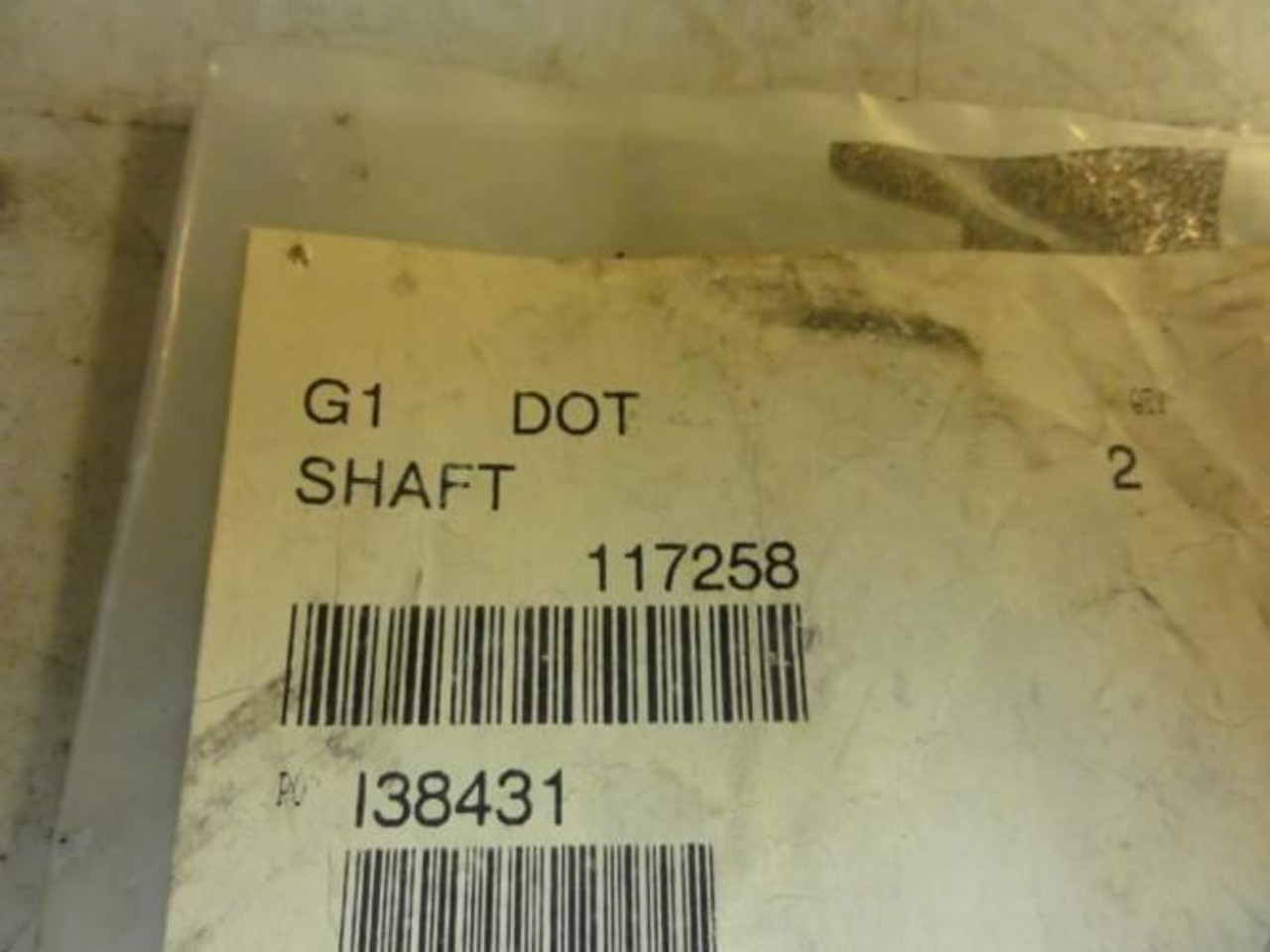 Crown 117258; LOT-2; Shaft