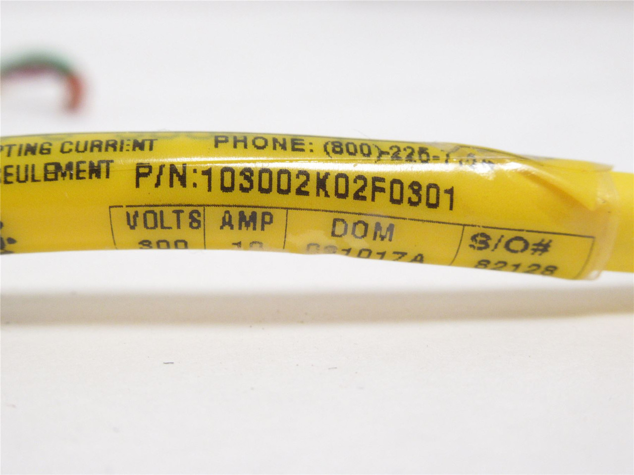 Woodhead 103002K02F0301; Mini-Change Assy 82128; 3P; Male