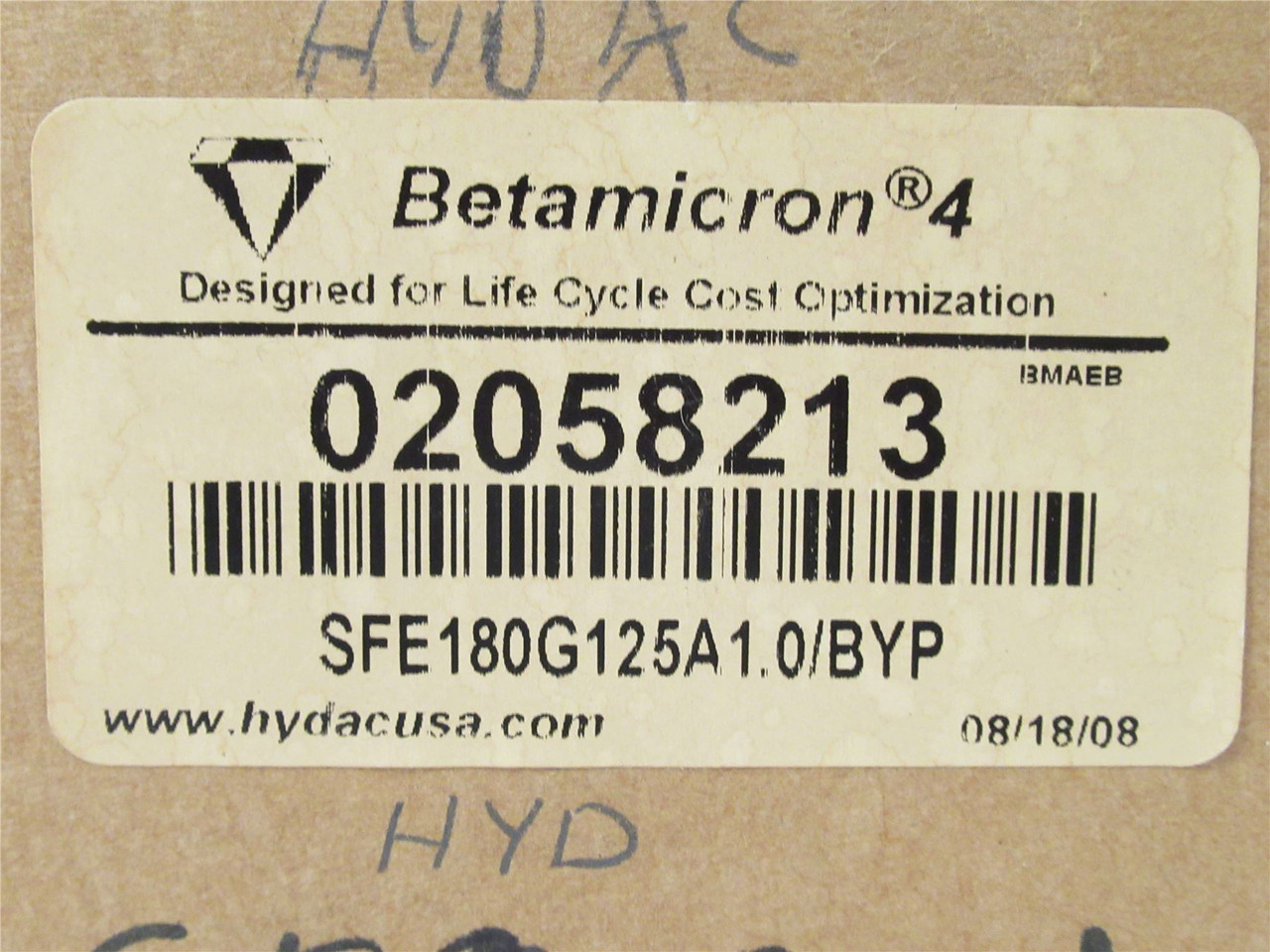 Hydac 2058213; Hydraulic Strainer; 2"NPT; 50gpm; 149 Micron