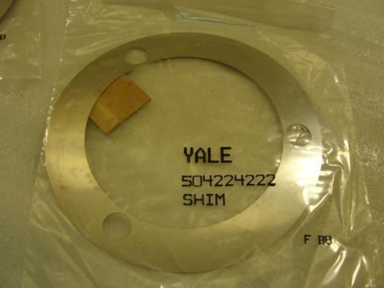 Yale 504224222; LOT-2 Shim 3-1/8'' ID; 4-3/8'' OD