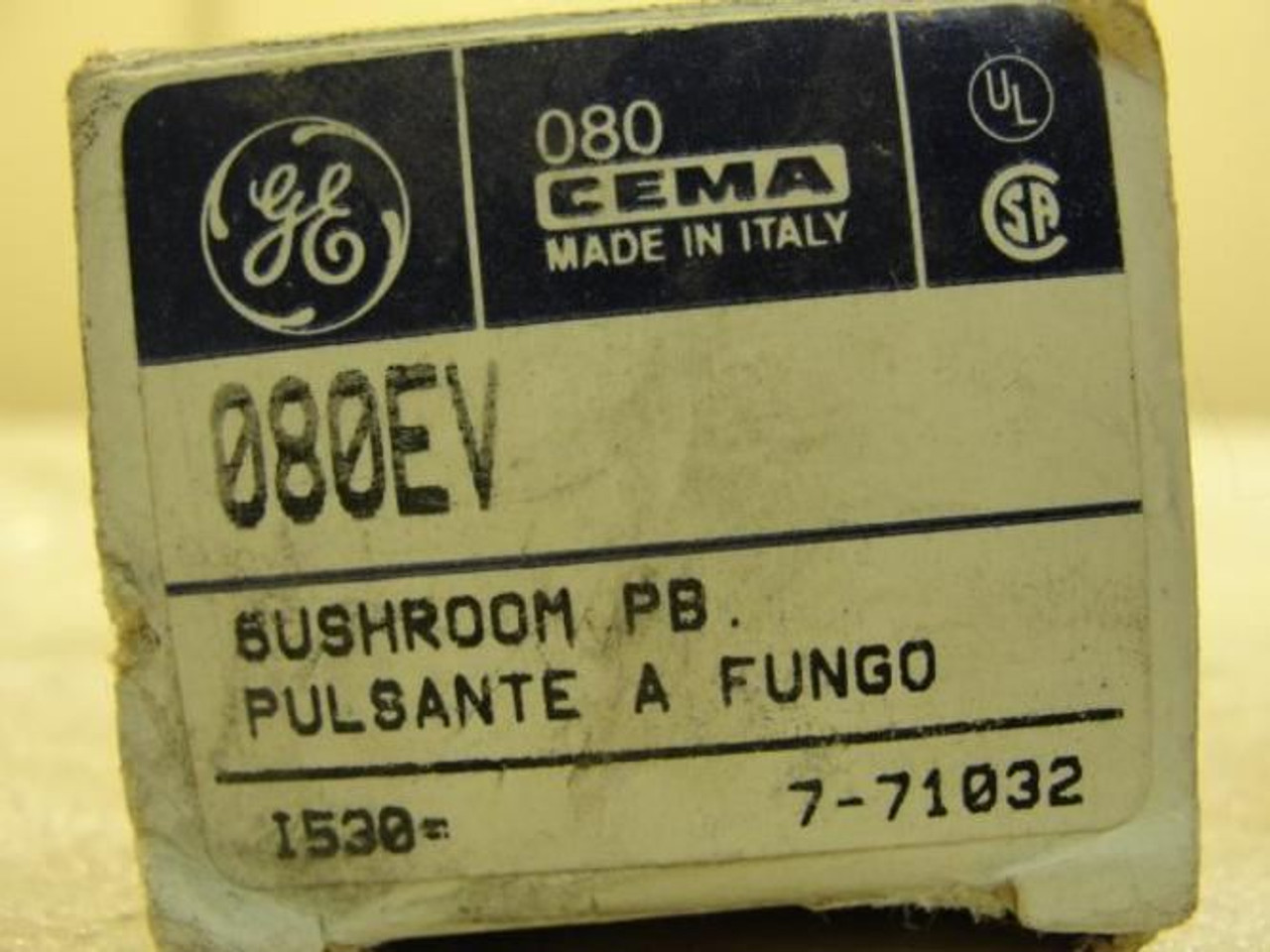 GE 080-EV; Pushbutton