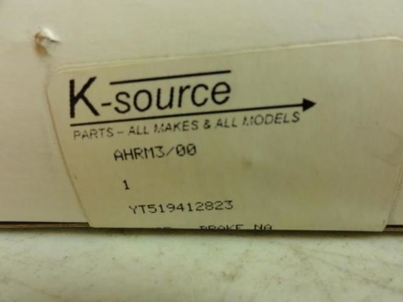 K-Source YT519412823; Shoe Brake K-Source YT519412823; Shoe Brake