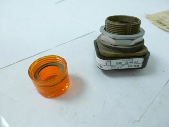 Allen-Bradley 800T-P16; Pilot Light; Amber