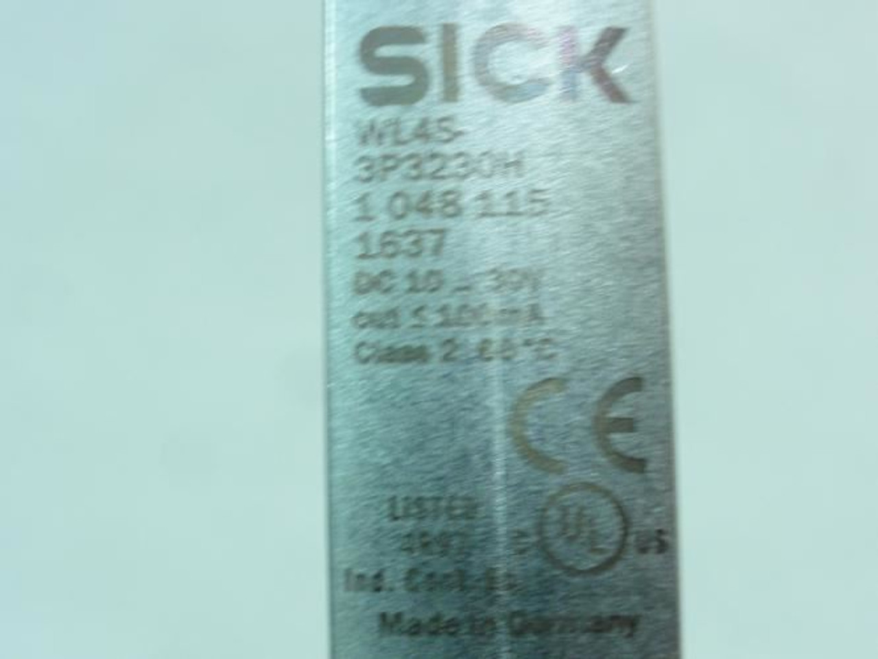 Sick WL4S-3P3230H; Photoelectric Sensor; 4m Range; 10-30VDC