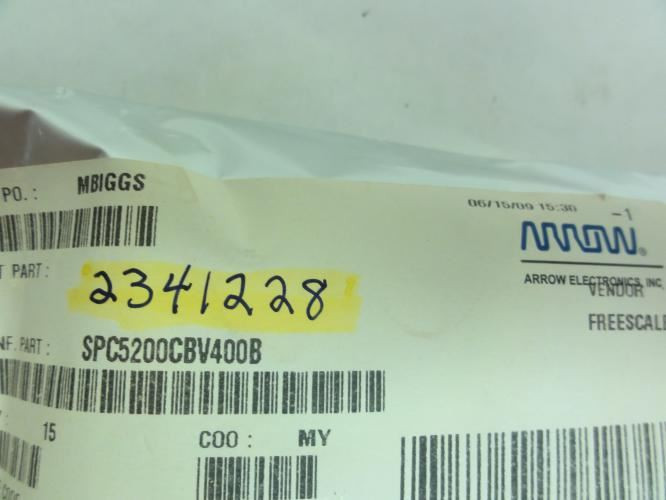 Arrow SPC5200CBV400B; Lot-15 Processors 32bit 400MHz; 2.5V/3.3V