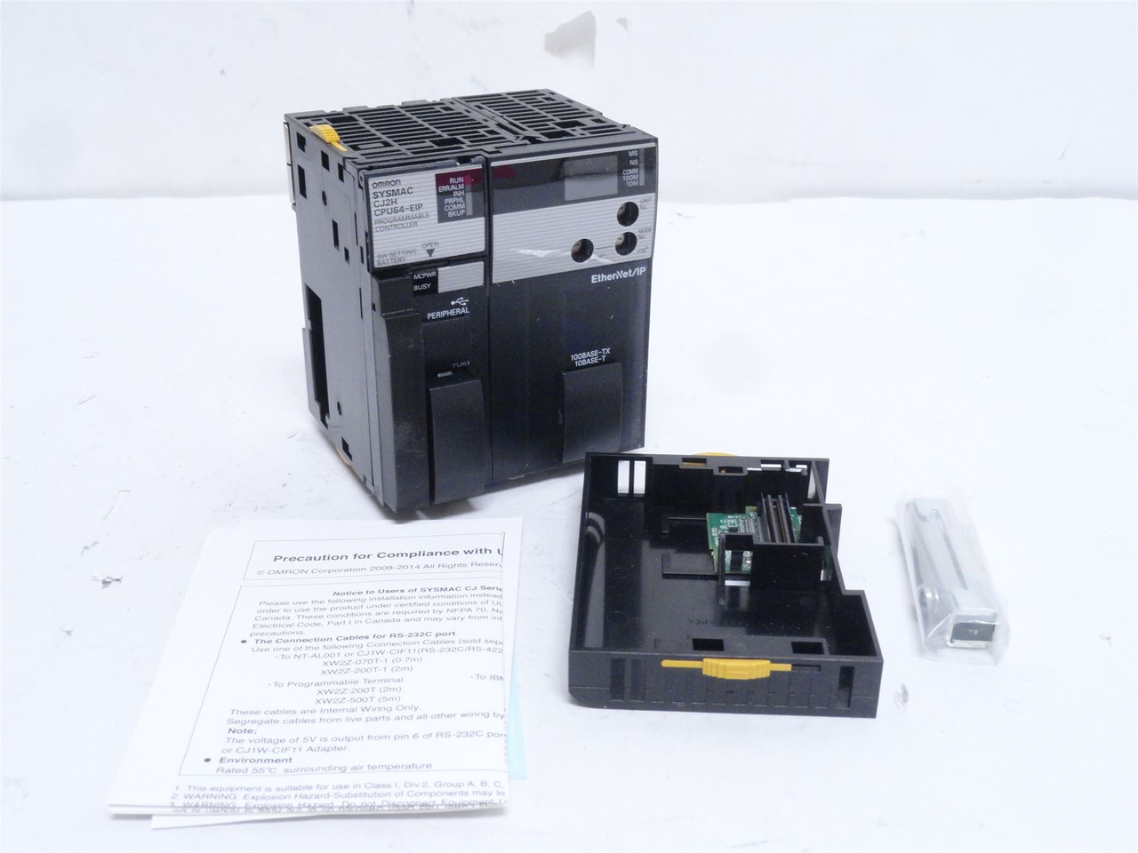 Omron CJ2H-CPU64-EIP; PLC Controller CPU Unit; V1.5