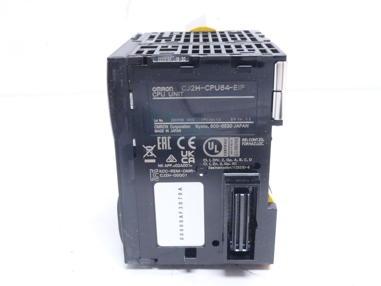 Omron CJ2H-CPU64-EIP; PLC Controller CPU Unit; V1.5