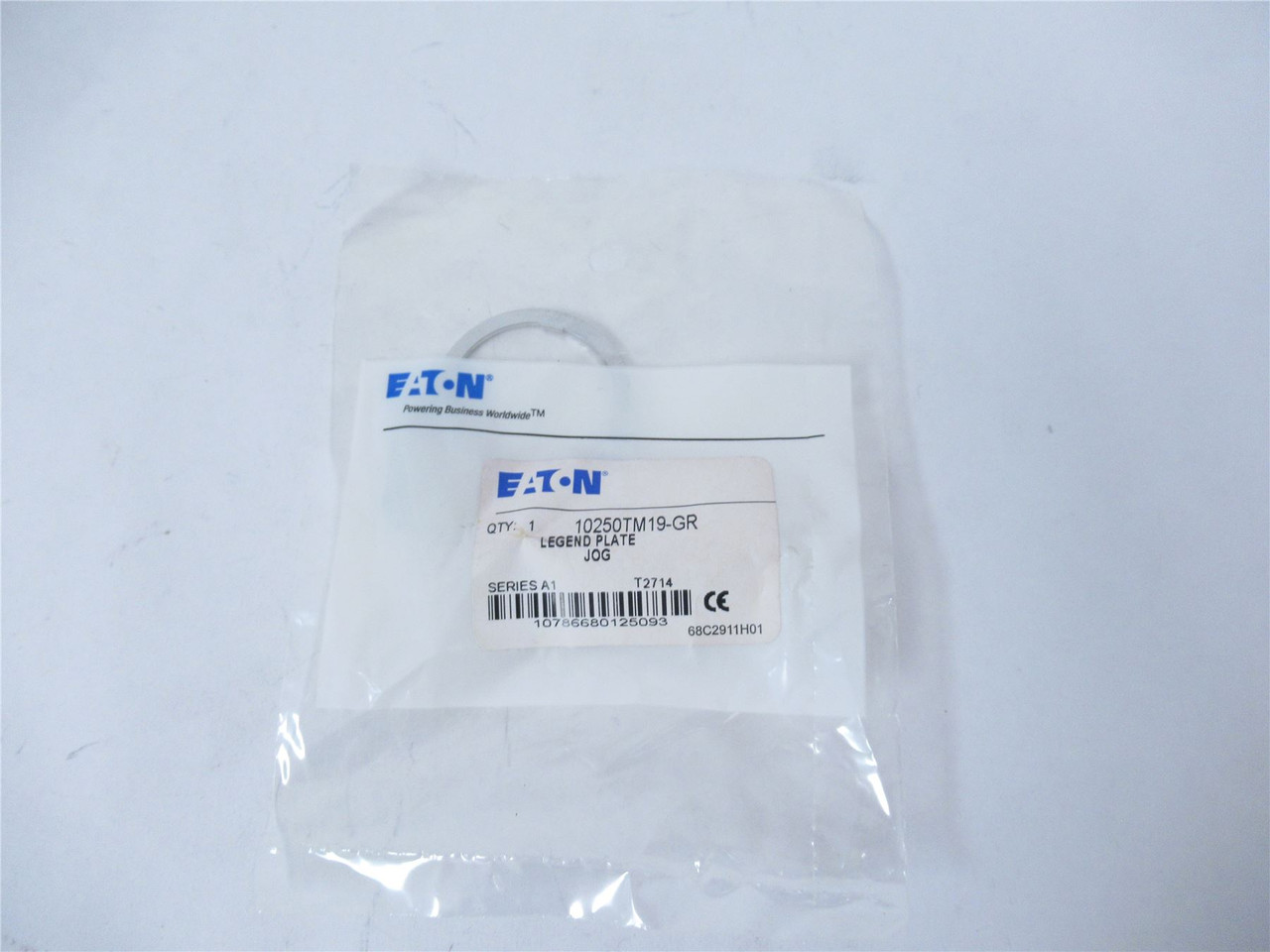 Eaton 10250TM19-GR; Legend Plate - JOG