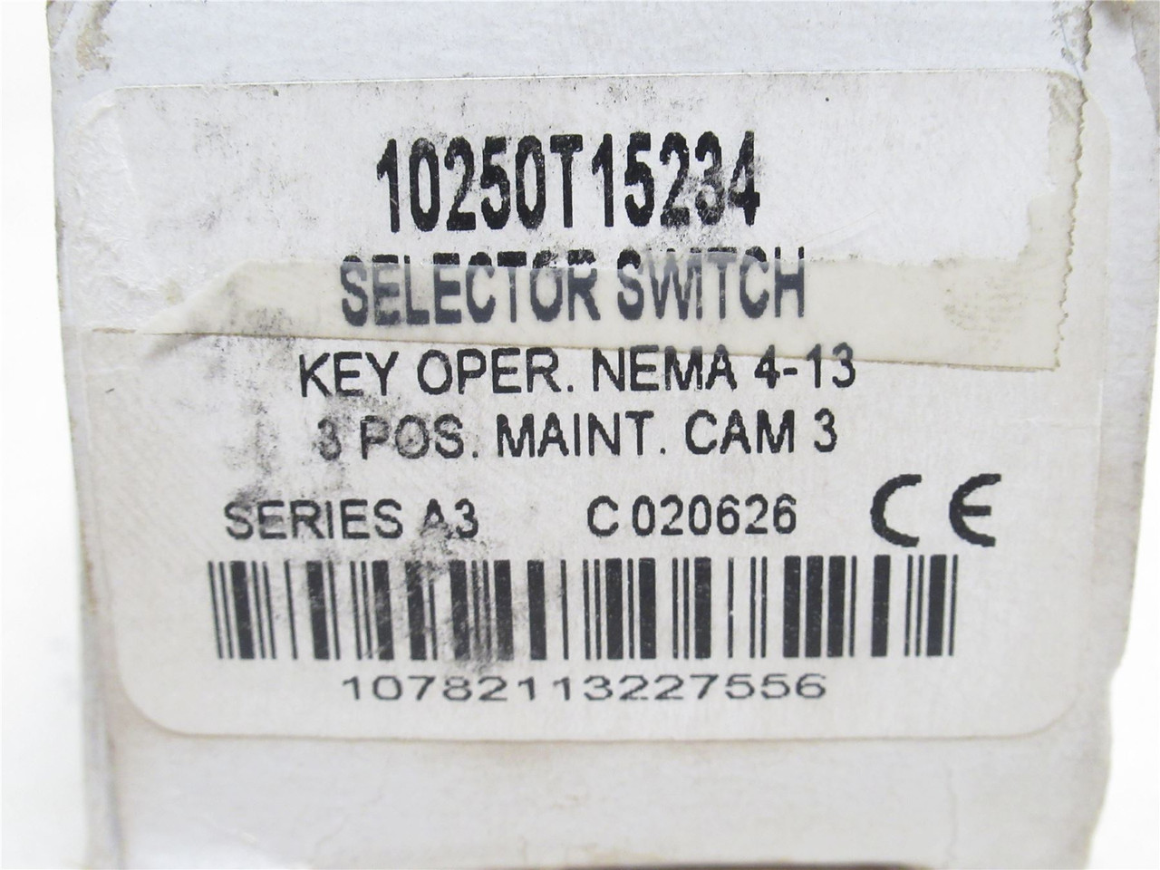 Cutler-Hammer 10250T15234; Keyed Push-Button; 4-Pos; CAM: 3