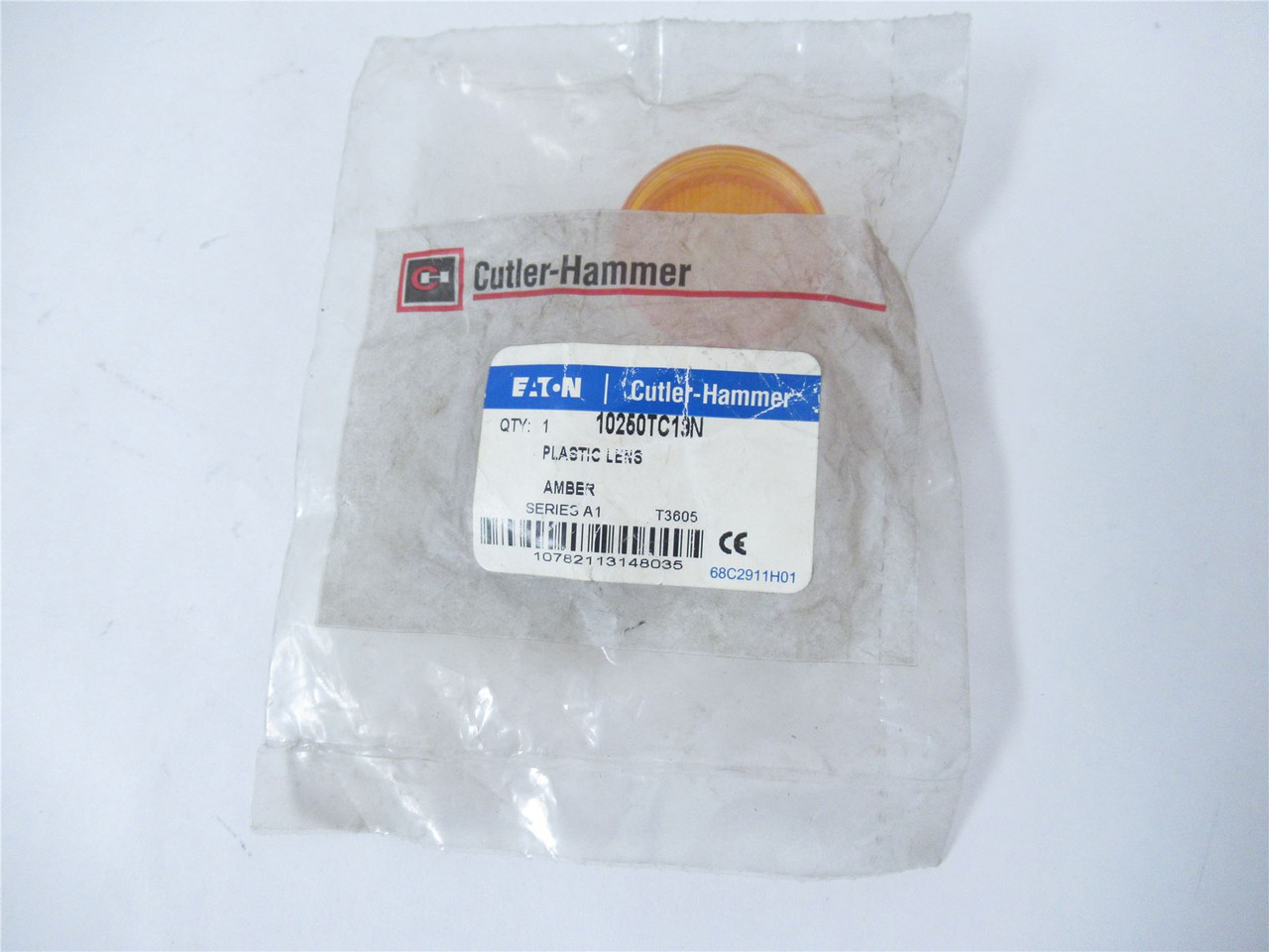 Eaton 10250TC13N; Pilot Device - 30mm; Lens; Amber