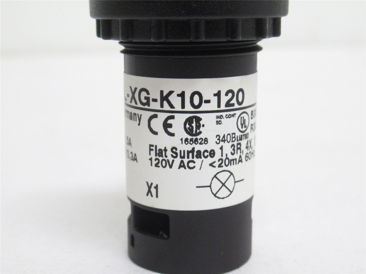 Eaton C22S-DL-XG-K10-120; Illuminated Push-Button W/Out Plate