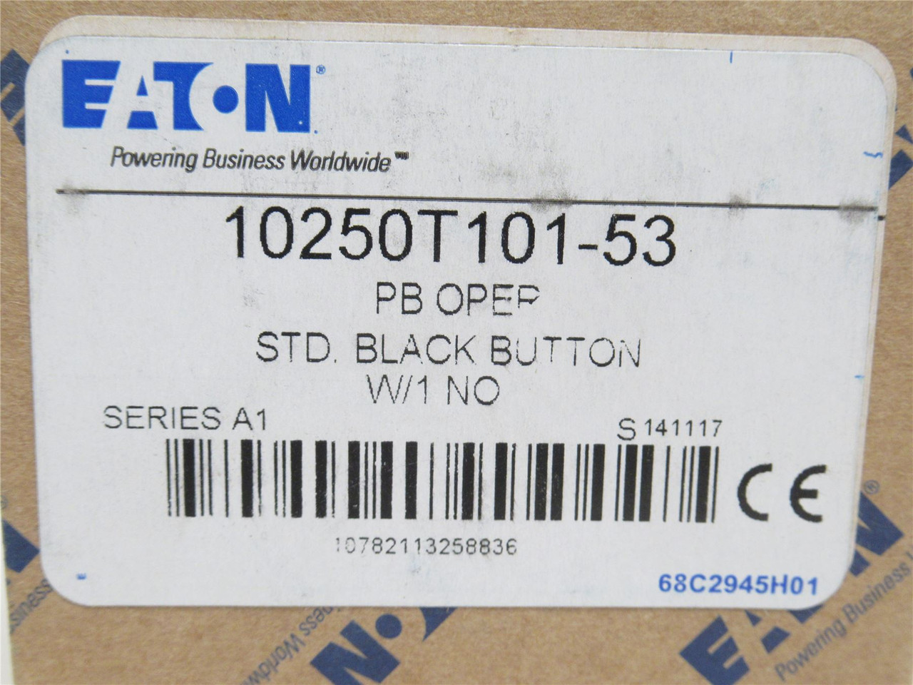 Eaton 10250T101-53; Push-Button Operator; Momentary; Black