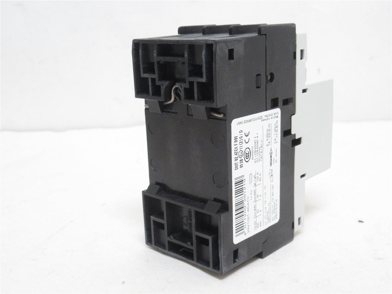 Siemens 3RV1021-4BA10; Starter Protector 14-20A; 3P; 600VAC