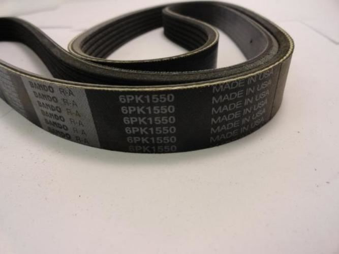 Bando 6PK1550; Serpentine Belt 610K6; 6-ribs 61.0"L; 1MHA2