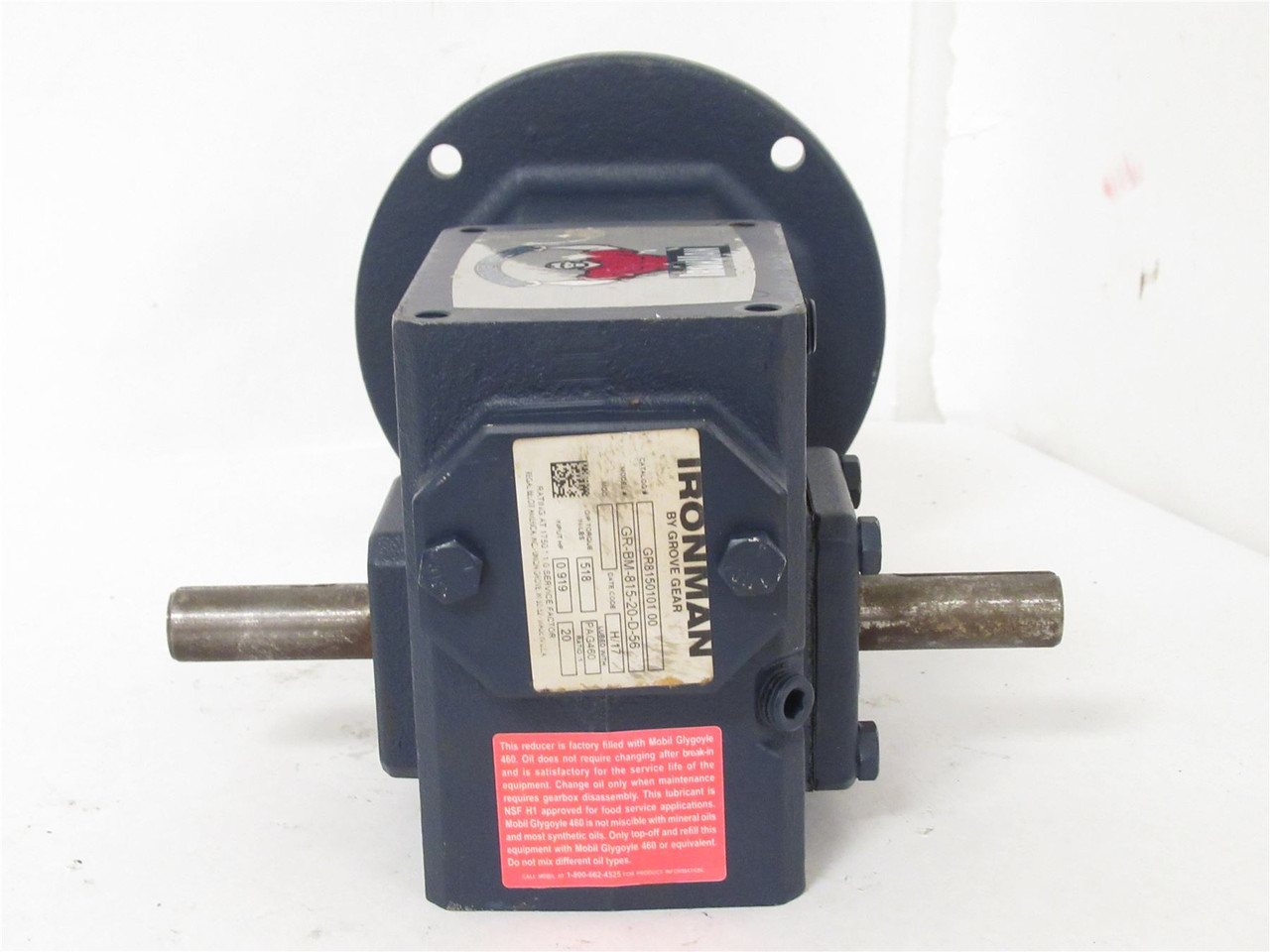 Grove Gear GR-BM815-20-D-56; Worm Gear Speed Reducer; 20:1