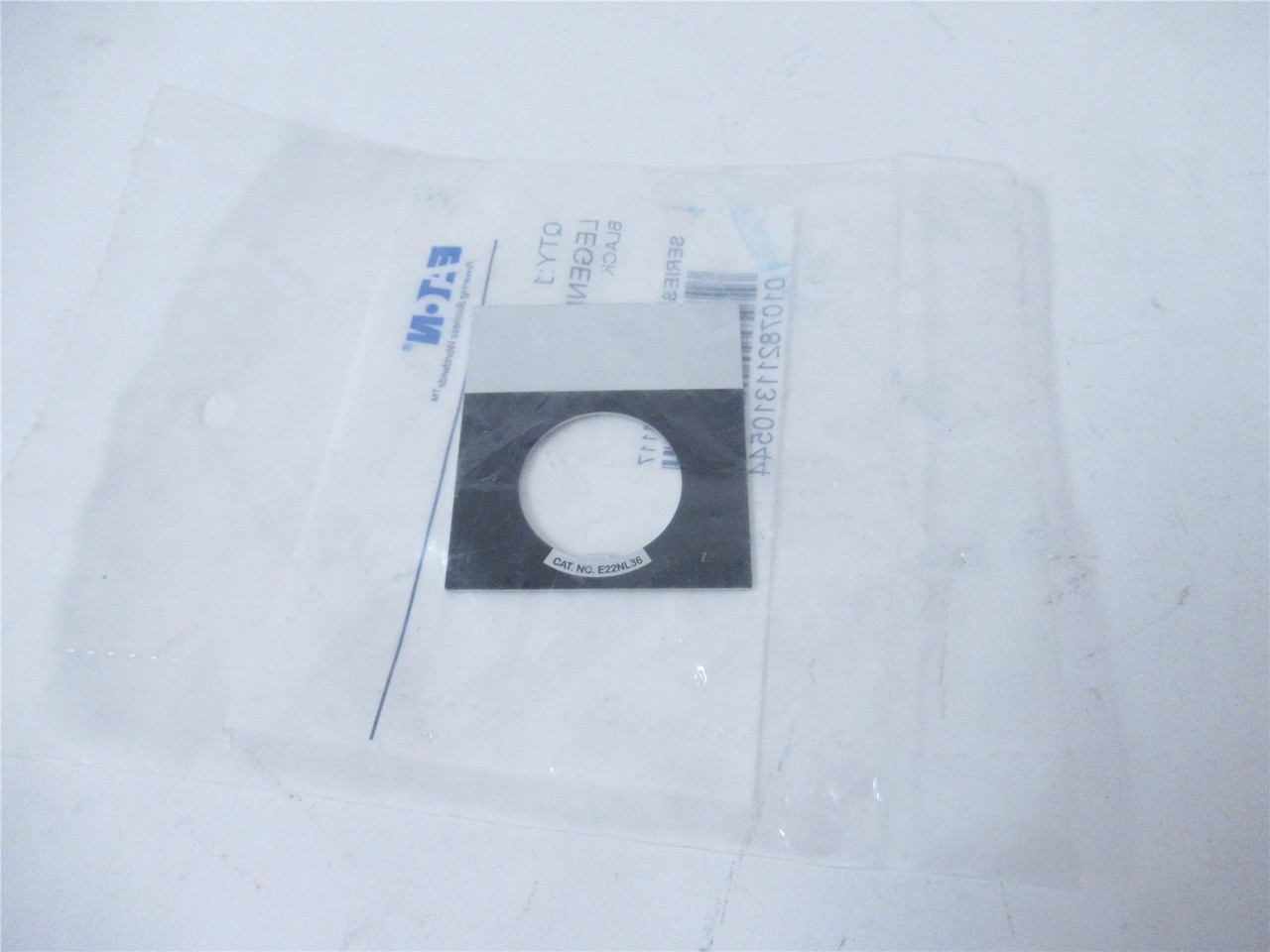 Eaton E22NL36; Legend Plate - 22 mm; Blank