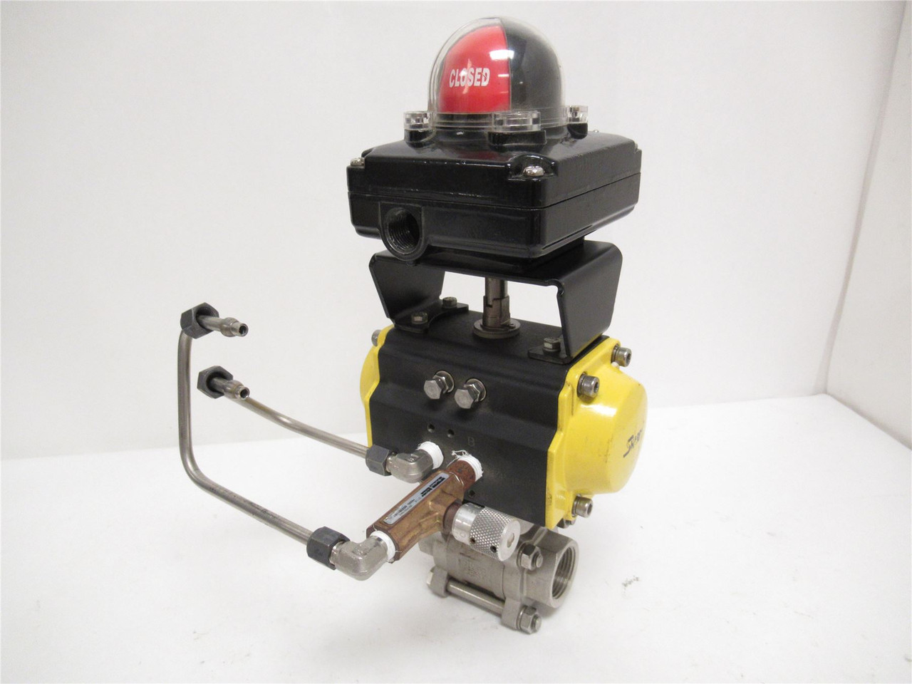 Sharpe SPN-II-063; Actuated Ball Valve Assembly; SS; 1FNPT