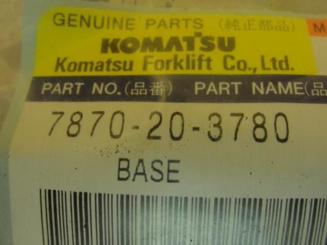 Komatsu 7870-20-3780; Base