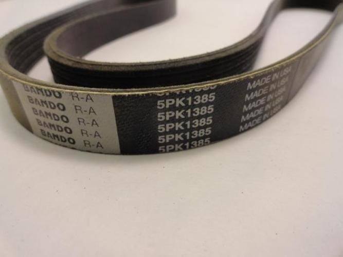 Bando 5PK1385; Serpentine Belt 545K5; 5-ribs 54.5"L; 1MGP9