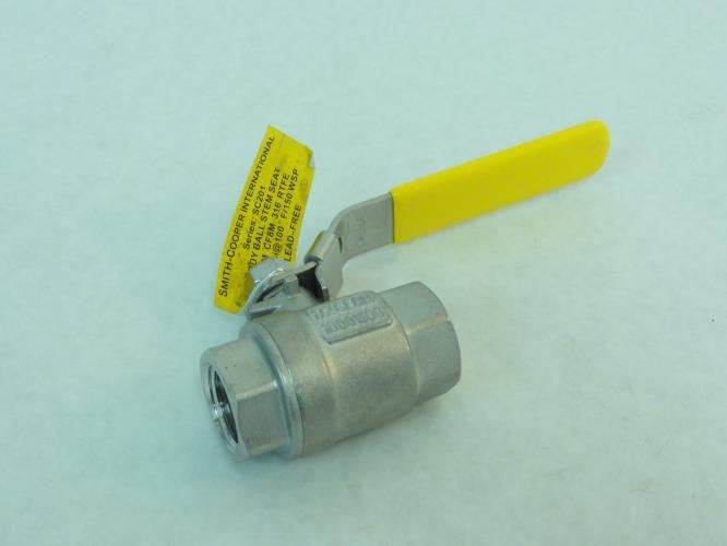 Smith-Cooper SC201G-1/2; Two-Piece Ball Valve 1/2" Size 1000WOG