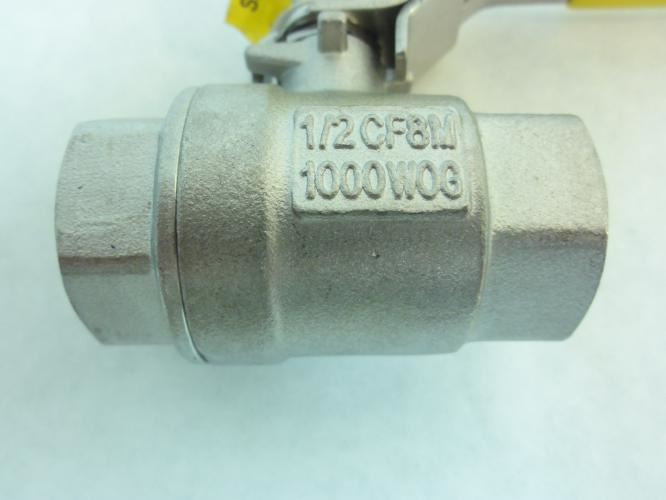 Smith-Cooper SC201G-1/2; Two-Piece Ball Valve 1/2" Size 1000WOG