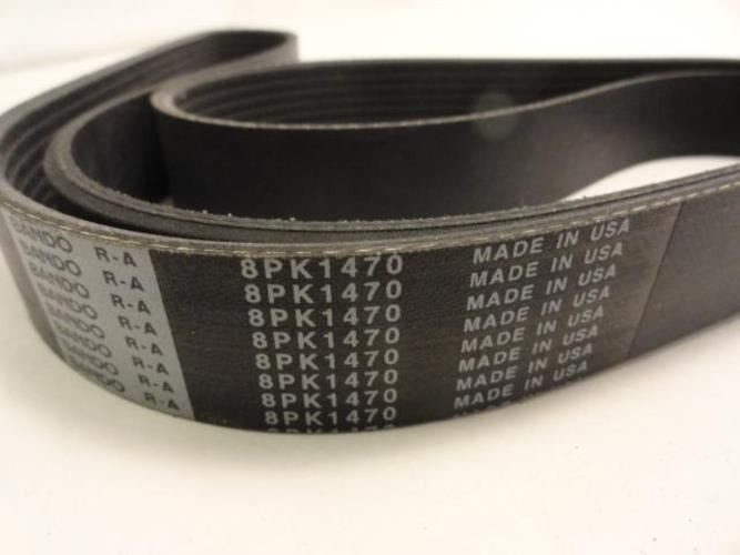 Bando 8PK1470; Serpentine Belt 579K8; 8-ribs 57.9"L; 1MHV5