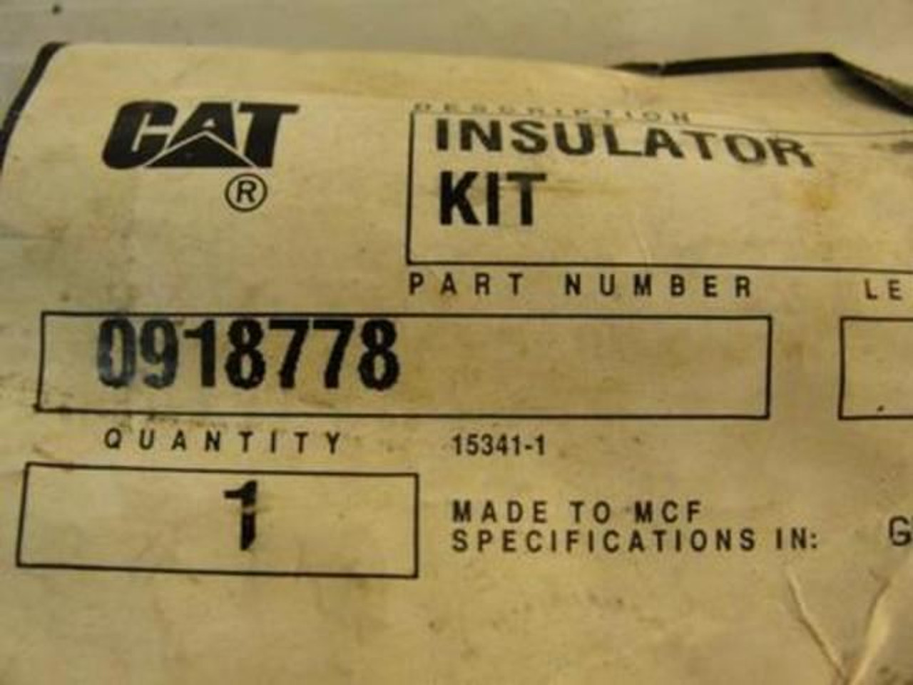 CAT 918778; Insulator Kit