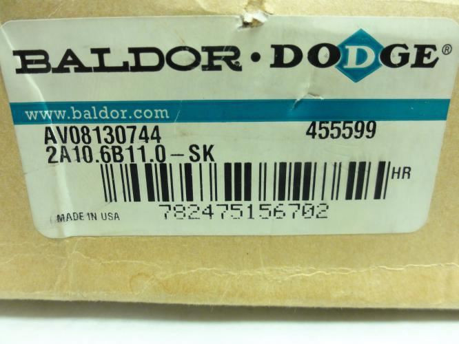 Dodge 455599; Bushed V-Belt Pulley; 2GR; 2A10.6B11.0-SK