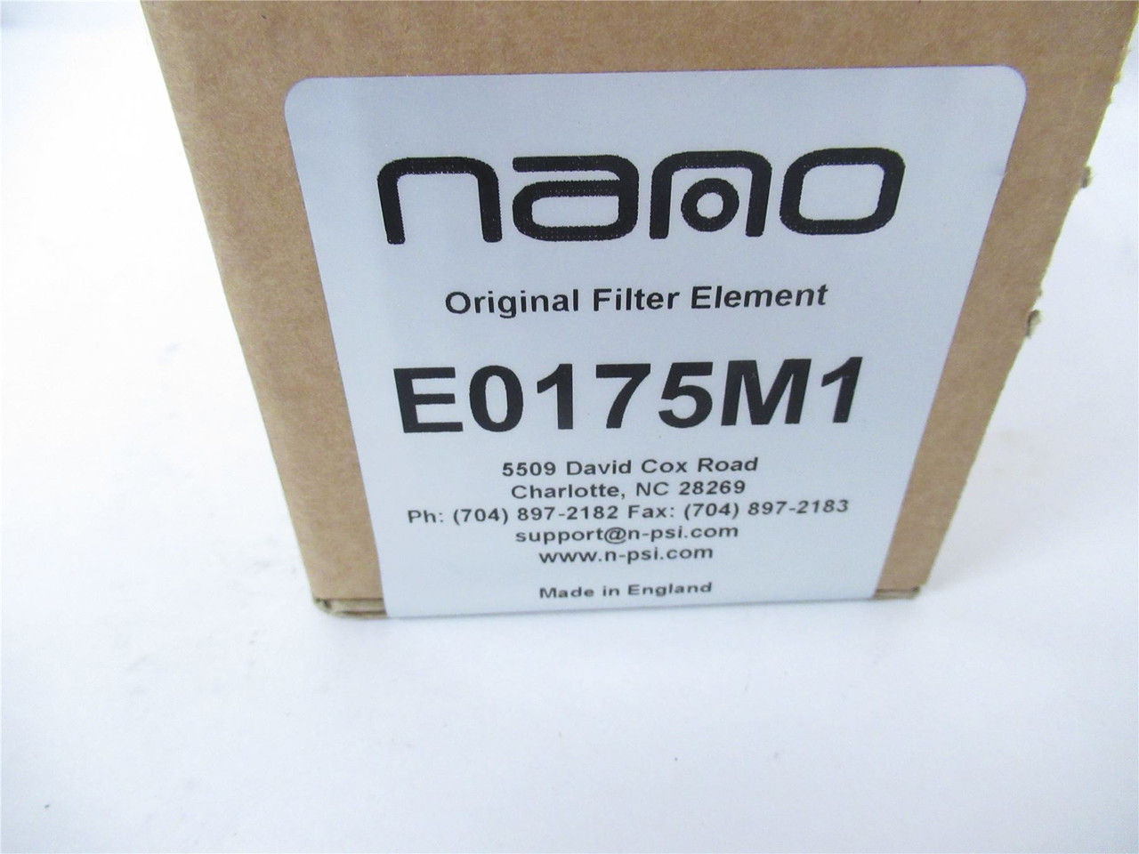 Nano E0175M1; Water Purification Filter Type Nano E0175M1; Water Purification Filter Type