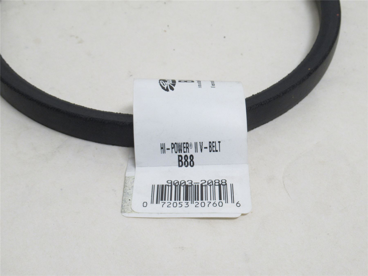 Gates B88; Hi-Power V-Belt 9003-2088; 91" Long; 21/32 Wide