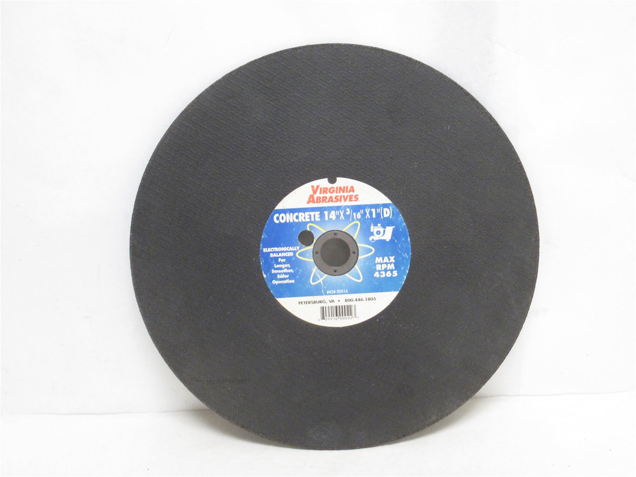 Virginia 424-20414 14; Mason Wheel 14" OD x 3/16" Thick x 1"ID