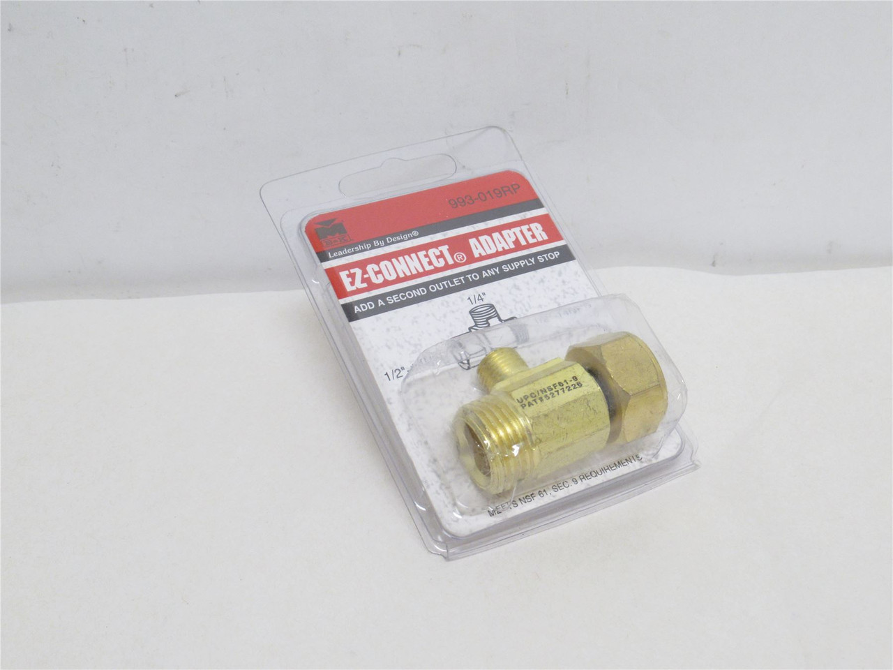 Muellar 993-019RP; Brass Adapter 1/2"IPS x 1/4NPT